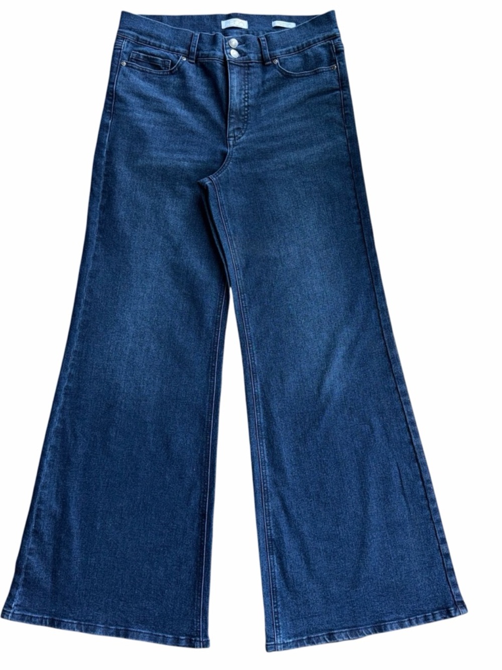 Sofia Jeans By Sofia Vergara Margot Wide-Leg High Rise Women's Size 10 Dark Blue
